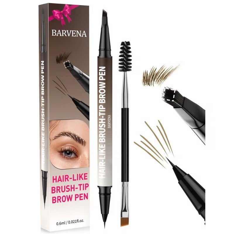 🌟 Achieve Perfect Brows✨ 4D Brow Pen – For Natural. All-Day Eyebrow & Eyeliner Perfection! 💁♀