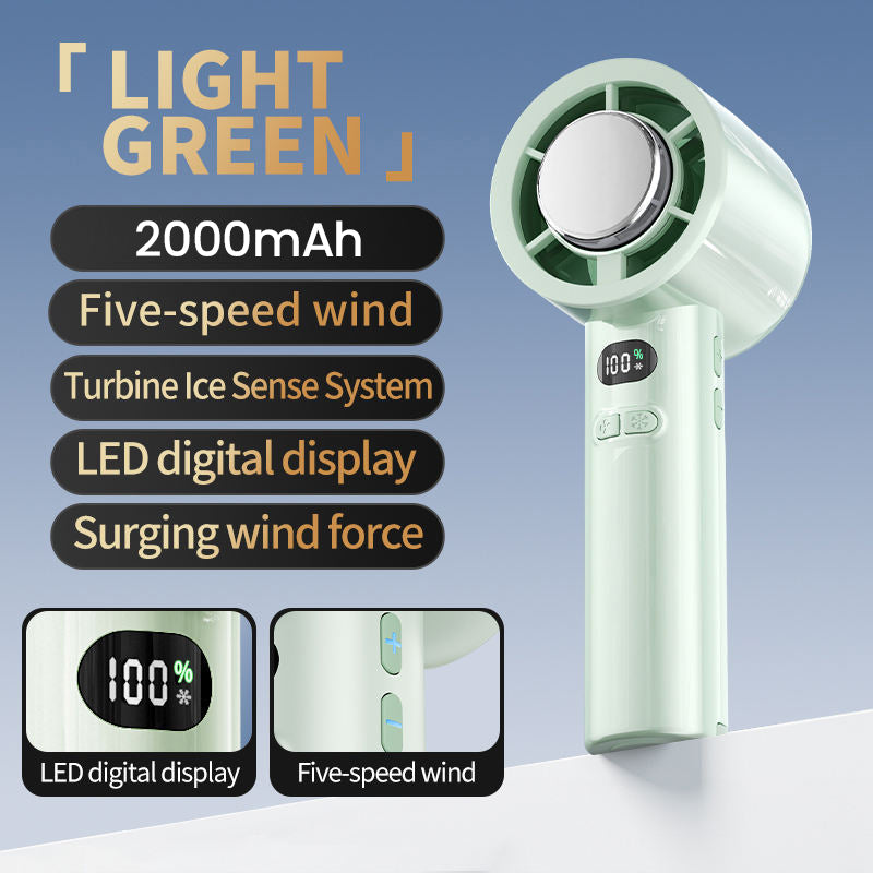 Super Powerful Mini Portable, Long-Lasting, High-Power Semiconductor Cooling Handheld Fan