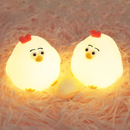 The Ultimate Soothing Companion: Cute Animal Night Light with Touch Control & Auto-Off Timer