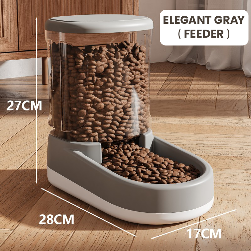 Pet Water Dispenser with Free-Falling Stream, No Electricity Needed