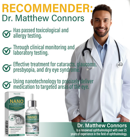 Nexisify® Nano Eye Drops Serum ✅FDA Approved(Suitable for presbyopia. dry eye syndrome. glaucoma. and cataracts) ☘️☘️