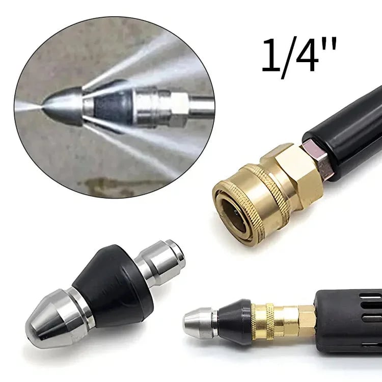 🏆Flash Sale⚡ 50K+ SOLD! Almost Gone-💥⏰Sewer Cleaning Tool High-pressure Nozzle.Best Gifts