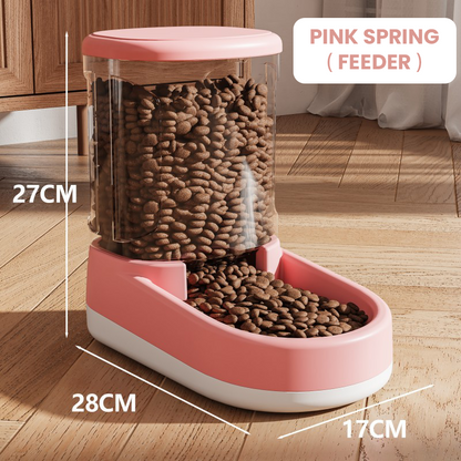 Pet Water Dispenser with Free-Falling Stream, No Electricity Needed