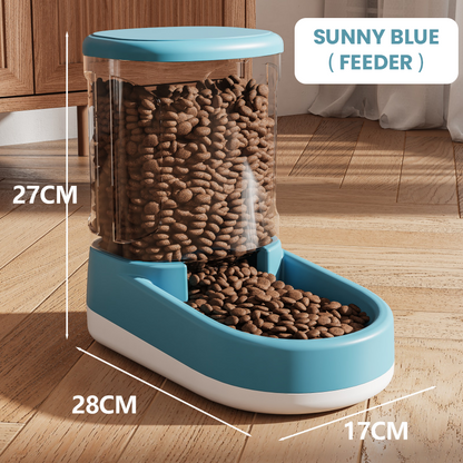 Pet Water Dispenser with Free-Falling Stream, No Electricity Needed