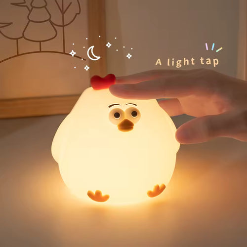 The Ultimate Soothing Companion: Cute Animal Night Light with Touch Control & Auto-Off Timer