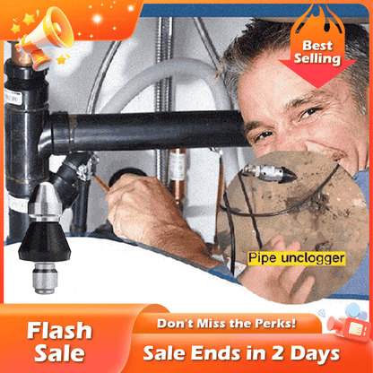 🏆Flash Sale⚡ 50K+ SOLD! Almost Gone-💥⏰Sewer Cleaning Tool High-pressure Nozzle.Best Gifts