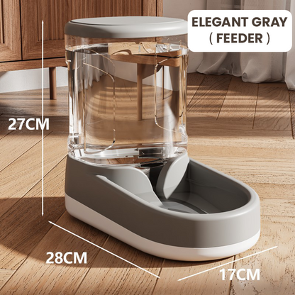 Pet Water Dispenser with Free-Falling Stream, No Electricity Needed