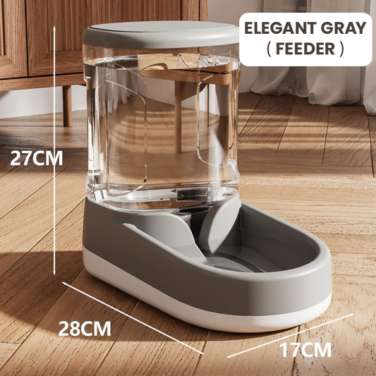 Pet Water Dispenser with Free-Falling Stream, No Electricity Needed