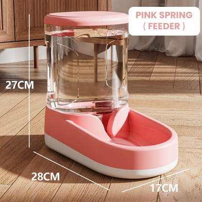 Pet Water Dispenser with Free-Falling Stream, No Electricity Needed