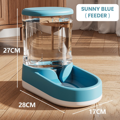 Pet Water Dispenser with Free-Falling Stream, No Electricity Needed