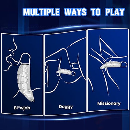 🔥🎁 2025 HOT Deal 💥 Reusable Penis Vibrator – Makes You Longer. Harder & Unstoppable 😍