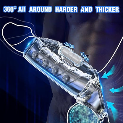 🔥🎁 2025 HOT Deal 💥 Reusable Penis Vibrator – Makes You Longer. Harder & Unstoppable 😍