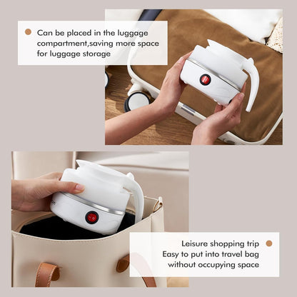 🎁Portable Foldable Electric Kettle. Collapsible. Stainless Steel