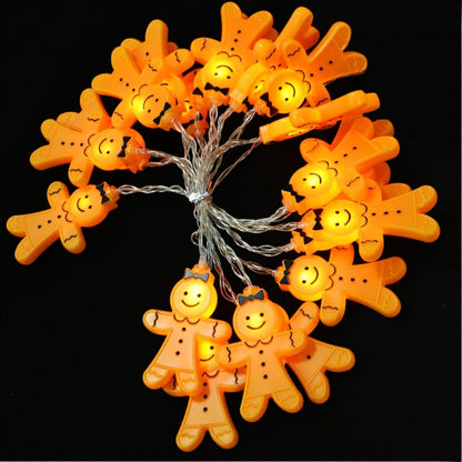 Gingerbread Man String Lights🌟Holiday Atmosphere Gifts🎁Christmas LED Lights