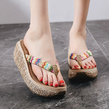 2025 New Fashionable Sandals, Trendy and Versatile, Perfect with Skirts, Raffia Sandals