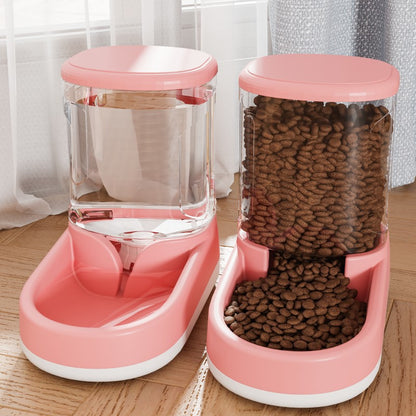 Pet Water Dispenser with Free-Falling Stream, No Electricity Needed