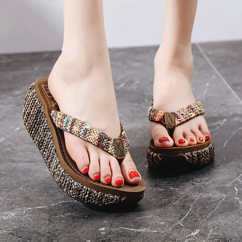 2025 New Fashionable Sandals, Trendy and Versatile, Perfect with Skirts, Raffia Sandals