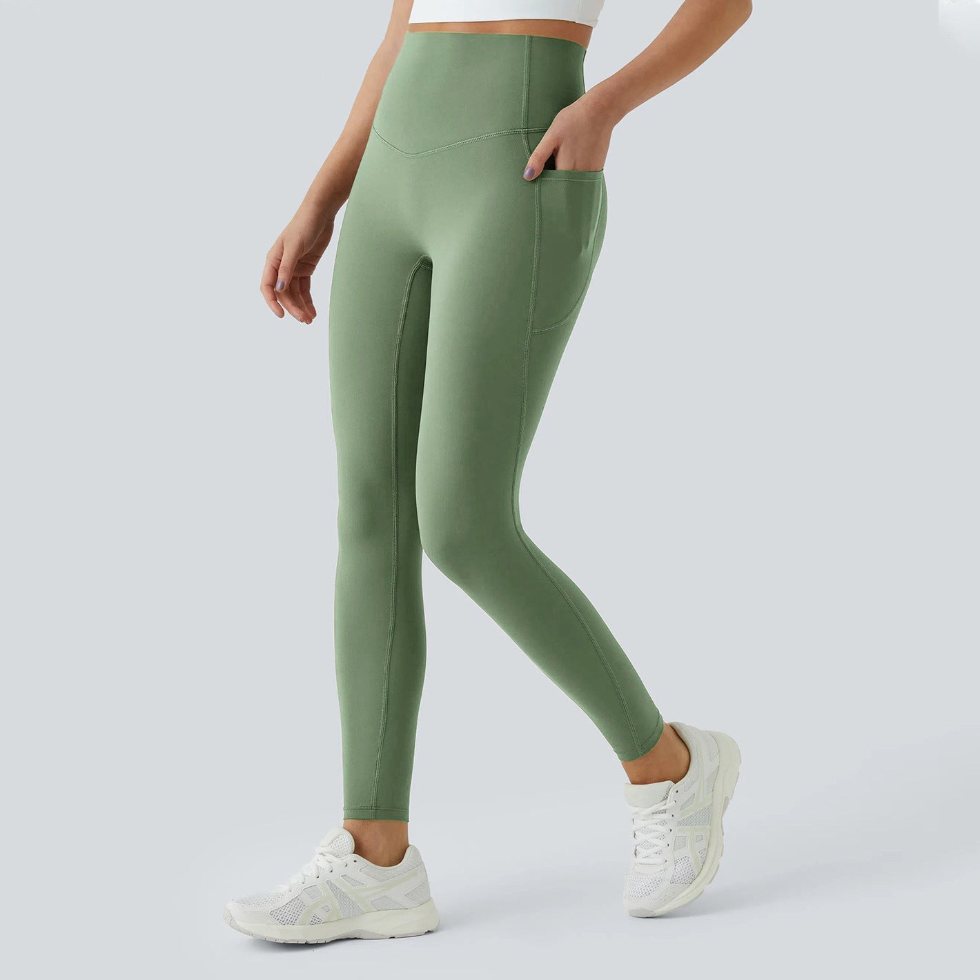 The Ultimate Seamless High-Waist Legging: Pocket-Friendly, No Front Seam, & Incredibly Naked Sensation