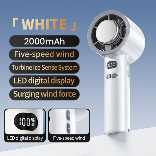 Super Powerful Mini Portable, Long-Lasting, High-Power Semiconductor Cooling Handheld Fan