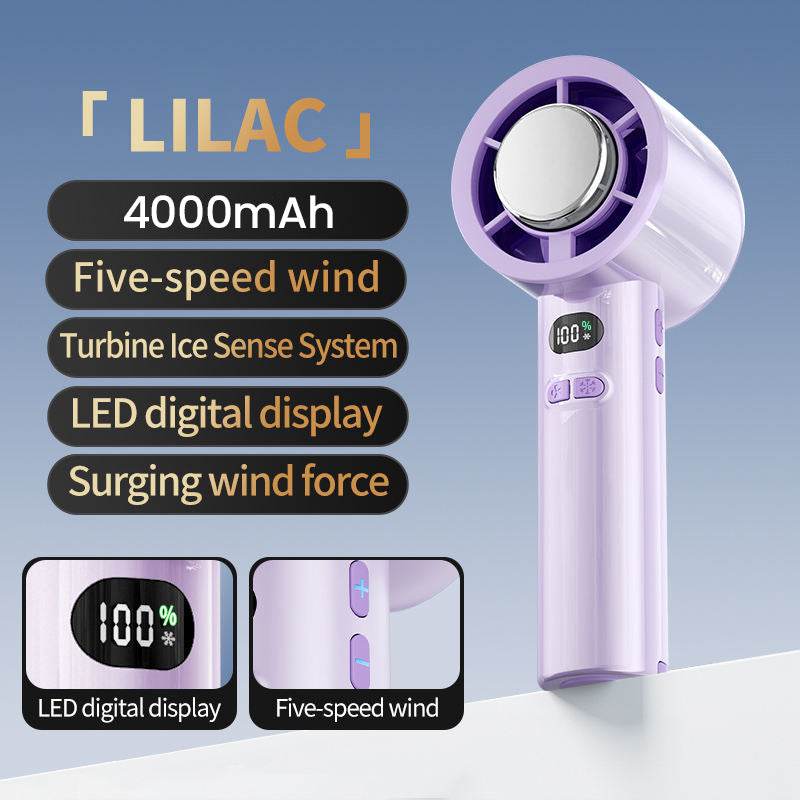 Super Powerful Mini Portable, Long-Lasting, High-Power Semiconductor Cooling Handheld Fan