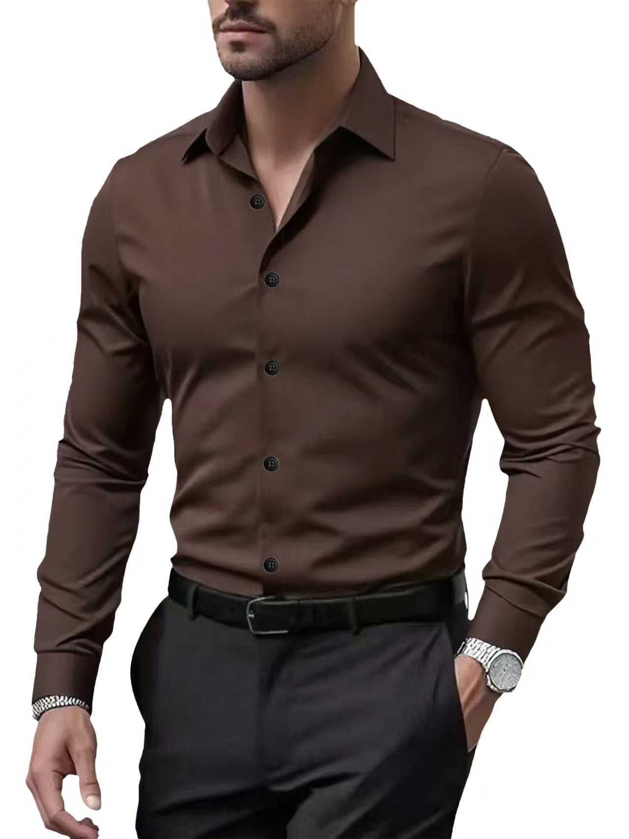The Ultimate Dress Shirt: Slim Fit, Wrinkle-Free & All-Day Comfort for Work & Leisure