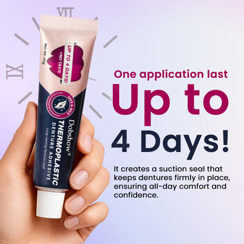 Thermoplastic Denture Adhesive ⏳ Durable Denture Retention