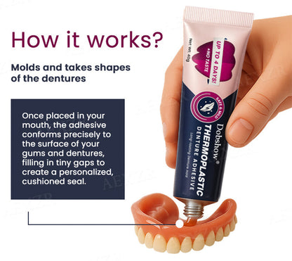 Thermoplastic Denture Adhesive ⏳ Durable Denture Retention