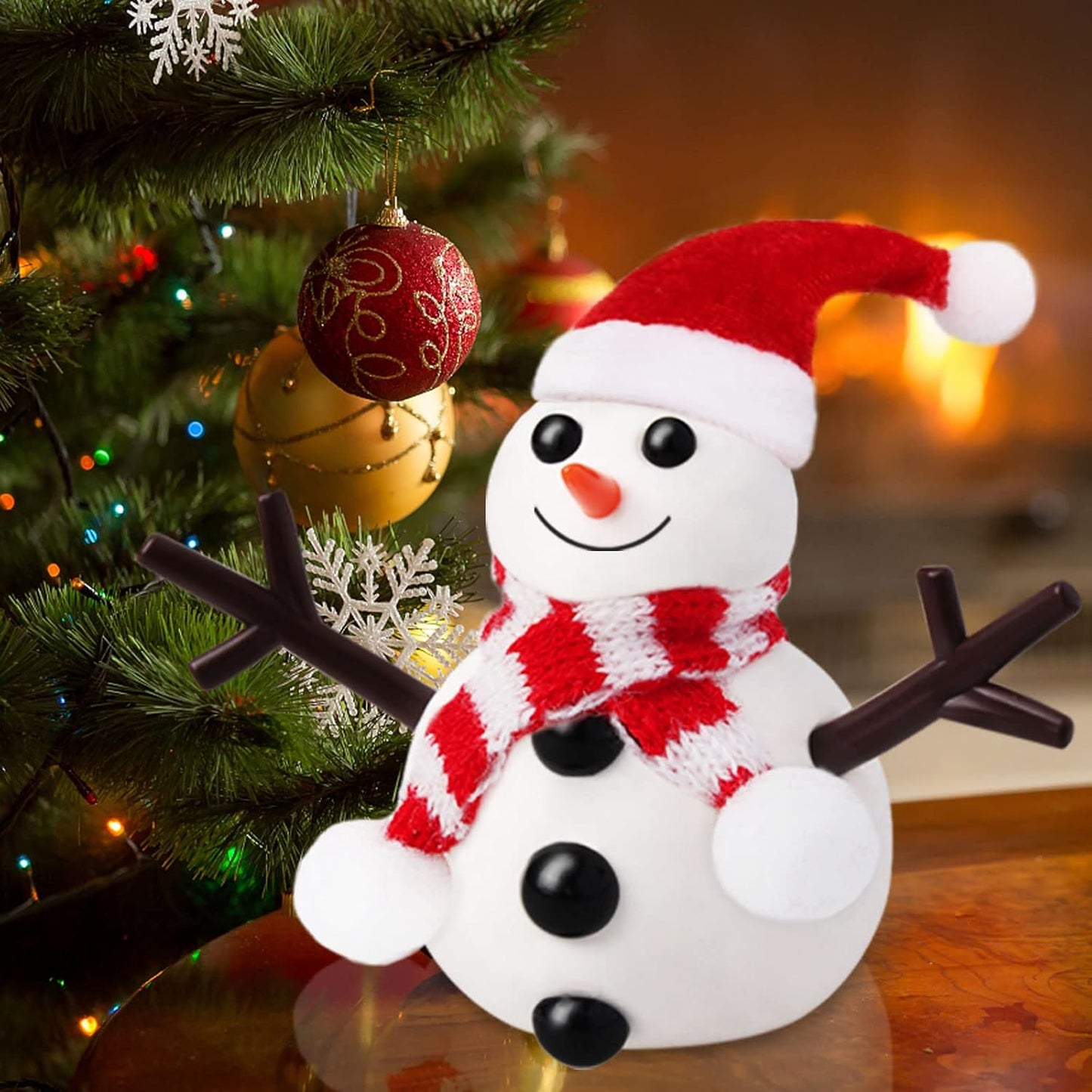 Perfect Christmas gift: 9-pack modeling clay DIY snowman kit